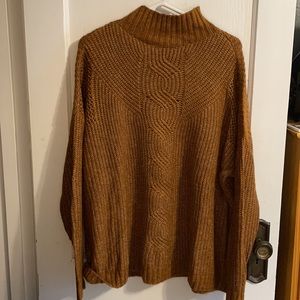 Maurice’s mock turtleneck tunic length sweater